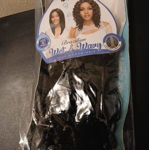 Brazilian Wet & Wavy 100% Human Hair Wig - Black